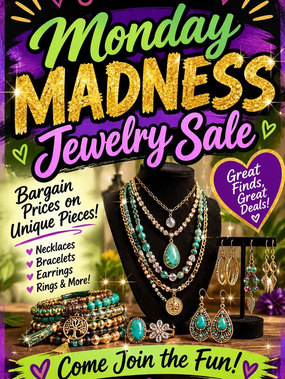 Monday Madness  Jewerly